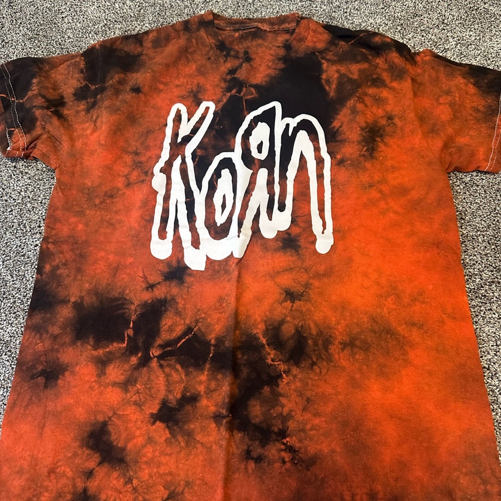 Korn Band T-shirt Red and Black